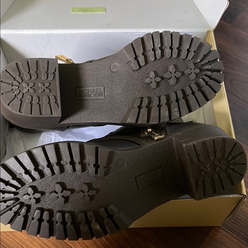 Michael Kors Black and Brown Boots - Picture 9 of 9